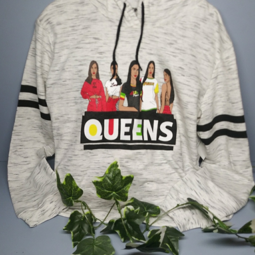 On Fire girls hoodie graphic - Picture 1 of 7